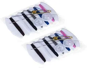 Onwon 50 Sets Travel Sewing Kits with Needles, Threads, Button, Pin - 6 Colors Thread Repair Kit for Hotel Amenities Necessities Onwon 50 Sets Travel Sewing Kits with Needles, Threads, Button, Pin - 6 Colors Thread Repair Kit for Hotel Amenities Necessities