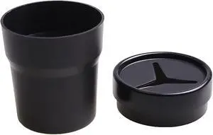 BANCHELLE Car Change Holder with Lid | Automotive Plastic Garbage Cans, 250 mL (0.06 Gallon), Portable, for Coin Keys Pen, 1 PC BANCHELLE Car Change Holder with Lid | Automotive Plastic Garbage Cans, 250 mL (0.06 Gallon), Portable, for Coin Keys Pen, 1 PC