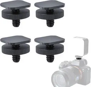 UTEBIT 1/4 Inch Camera Adapter Screws, 4 Packs | Versatile Flash Hot Shoe Mounts, For DSLR Camera Rigs, For Tripods, For Mounting Accessories UTEBIT 1/4 Inch Camera Adapter Screws, 4 Packs | Versatile Flash Hot Shoe Mounts, For DSLR Camera Rigs, For Tripods, For Mounting Accessories