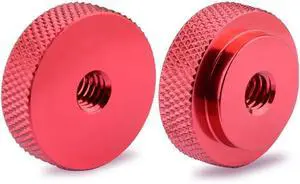CAMVATE 1/4"-20 Female Thumb Wheel Lock Nut Adapter(2 Pieces) - 1490 CAMVATE 1/4"-20 Female Thumb Wheel Lock Nut Adapter(2 Pieces) - 1490