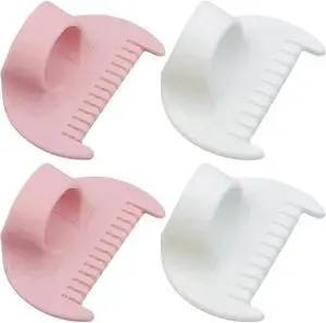 4 PCS Sewing Tool Set - Edge Stitch Lock and Sewing Gauge, Blanket Stitch Guide Tool for Hand Sewing, Quilting, Hemming & Crafts - White & Pink with 3 mm & 4 mm 4 PCS Sewing Tool Set - Edge Stitch Lock and Sewing Gauge, Blanket Stitch Guide Tool for Hand Sewing, Quilting, Hemming & Crafts - White & Pink with 3 mm & 4 mm