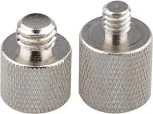 CAMVATE 1/4" Female to 3/8" Male & 3/8"-16 Female to 1/4"-20 Male Screw | For Tripod Camera Qr Plate Adapter Brass CAMVATE 1/4" Female to 3/8" Male & 3/8"-16 Female to 1/4"-20 Male Screw | For Tripod Camera Qr Plate Adapter Brass
