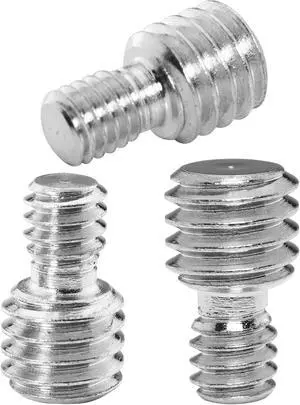 3PCS 3/8 inch Male to 1/4 inch Male Threaded Tripod Screw Adapter, 1/4 inch Male to 3/8 inch Male Double Sides Standard Mounting Thread Converter for Camera Mount 3PCS 3/8 inch Male to 1/4 inch Male Threaded Tripod Screw Adapter, 1/4 inch Male to 3/8 inch Male Double Sides Standard Mounting Thread Converter for Camera Mount