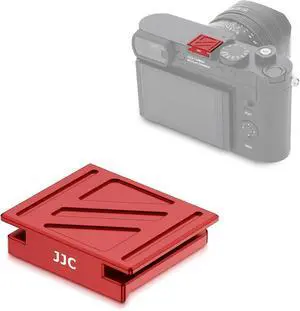 JJC Metal Hot Shoe Cover Cap for Leica Q3 43 Q Q2 Camera Accessories, Red | Full-Coverage Design, with Silicone Inner Pad, Anti-Scratch & Dustproof Shoe Mount Protection JJC Metal Hot Shoe Cover Cap for Leica Q3 43 Q Q2 Camera Accessories, Red | Full-Coverage Design, with Silicone Inner Pad, Anti-Scratch & Dustproof Shoe Mount Protection