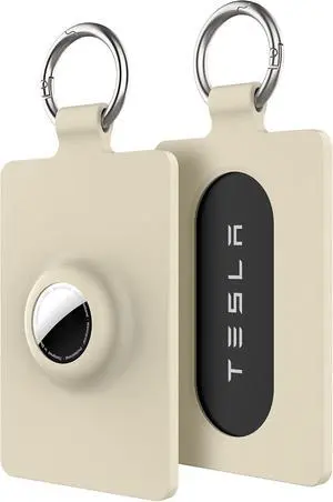 Card Holder for Tesla Keycard with AirTag Slot, Soft Silicone Key Card Protective Case Cover for Tesla Model 3 Y S X Cybertruck, Key Holder with Keychain Key Rings - 1 Pack,Starlight Card Holder for Tesla Keycard with AirTag Slot, Soft Silicone Key Card Protective Case Cover for Tesla Model 3 Y S X Cybertruck, Key Holder with Keychain Key Rings - 1 Pack,Starlight