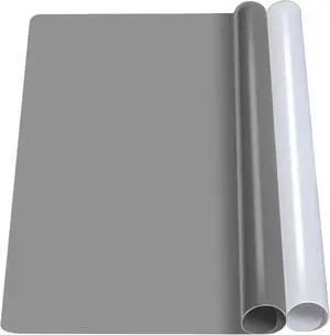 LEOBRO Silicone Mat for Resin Molds, 2 PCS 15.7" x 11.7" Play Dough Mat, Silicone Mats for Crafts, Jewelry Molds Mats, for Resin, Clay, Paint, Dark Gray & Clear LEOBRO Silicone Mat for Resin Molds, 2 PCS 15.7" x 11.7" Play Dough Mat, Silicone Mats for Crafts, Jewelry Molds Mats, for Resin, Clay, Paint, Dark Gray & Clear