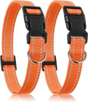 Dog Shock Collar Replacement Strap, Compatible with Peture Jugbow Bousnic | 3/4 x 27 Inch Adjustable Reflective Nylon Strap with Buckle for Small Medium Large Dogs Training Dog Shock Collar Replacement Strap, Compatible with Peture Jugbow Bousnic | 3/4 x 27 Inch Adjustable Reflective Nylon Strap with Buckle for Small Medium Large Dogs Training