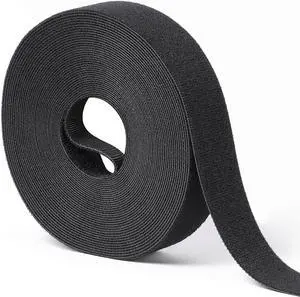 1 in x 30 ft Hook and Loop Roll | Double-Sided Strips, Self-Gripping Straps | Reusable Multi-Purpose Wrap Fasteners for Home, Office, Data Center, and More 1 in x 30 ft Hook and Loop Roll | Double-Sided Strips, Self-Gripping Straps | Reusable Multi-Purpose Wrap Fasteners for Home, Office, Data Center, and More
