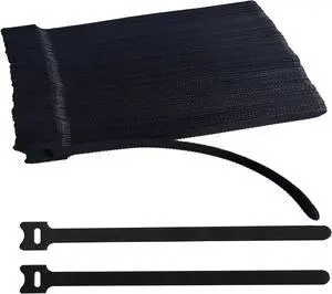 100 PCS 12 Inches Black Reusable Cable Ties,Multi-purpose Adjustable Cord Straps,Cable Organizer,Cord Wrap and Hook Loop Cords Management,Adjustable Cord Ties 100 PCS 12 Inches Black Reusable Cable Ties,Multi-purpose Adjustable Cord Straps,Cable Organizer,Cord Wrap and Hook Loop Cords Management,Adjustable Cord Ties