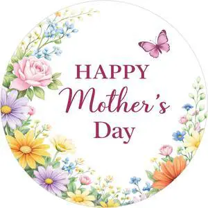 Alynta Happy Mothers Day Stickers 2 Inch 60Pcs Mother's Day Stickers | Large Round Mothers Day Gift Sticker Self-Adhesive Floral Sticker Labels for Envelope Seals Cards Party Favors (Multicolor) Alynta Happy Mothers Day Stickers 2 Inch 60Pcs Mother's Day Stickers | Large Round Mothers Day Gift Sticker Self-Adhesive Floral Sticker Labels for Envelope Seals Cards Party Favors (Multicolor)