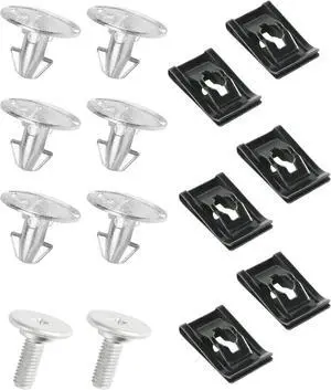 bylikeho 14 PCS Splash Shield Screws,Car Accessories Car Fastener,Lower Engine Cover Pin Screws,Lower Cover Bolt Engine Splash Shield Bolt Screw Fastener Clip,Replace #90674-TY2-A01 90105-TBA-A00 bylikeho 14 PCS Splash Shield Screws,Car Accessories Car Fastener,Lower Engine Cover Pin Screws,Lower Cover Bolt Engine Splash Shield Bolt Screw Fastener Clip,Replace #90674-TY2-A01 90105-TBA-A00
