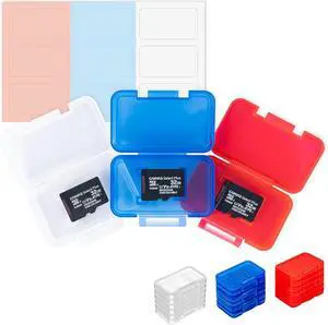 18PCS Multi-Color Clear Plastic MicroSD Card Holder Case for 18 TF Cards | with Labels,MicroSD MSD Memory Card Storage Organizer,for 18 Micro SD SDXC SDHC TF Cards,NOT Include any Cards 18PCS Multi-Color Clear Plastic MicroSD Card Holder Case for 18 TF Cards | with Labels,MicroSD MSD Memory Card Storage Organizer,for 18 Micro SD SDXC SDHC TF Cards,NOT Include any Cards