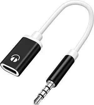 3.5mm Male to USB C Female Audio Adapter, Only Analog Audio Aux Jack Cable for Smartphone Laptop Tablet MP3 Black 3.5mm Male to USB C Female Audio Adapter, Only Analog Audio Aux Jack Cable for Smartphone Laptop Tablet MP3 Black