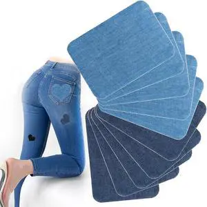 Iron on Patches for Jeans, 3.7"x4.92",10 PCS, (Blue and Light Blue) | Iron on Patches for Clothing Repair,Fabric Sewing Denim Repair Patches, Classic Decorating for Inside Shirts, Clothes, Pants Iron on Patches for Jeans, 3.7"x4.92",10 PCS, (Blue and Light Blue) | Iron on Patches for Clothing Repair,Fabric Sewing Denim Repair Patches, Classic Decorating for Inside Shirts, Clothes, Pants