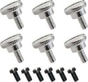 Heyous 12PCS Metal Presser Foot Screw Needle Clamp Fixing Screw Sewing Machine Part Thumb Screws Sewing Machine Presser Foot Screws for Single Needle Industrial Sewing Machines Black and Silver Heyous 12PCS Metal Presser Foot Screw Needle Clamp Fixing Screw Sewing Machine Part Thumb Screws Sewing Machine Presser Foot Screws for Single Needle Industrial Sewing Machines Black and Silver