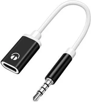 Headphone Jack Adapter,3.5mm Male to TypeC Female Audio Cable Cord,USB C to Aux Audio Dongle Compatible with MP3 Players, CD Players, Laptops, Tablets, Smartphone, Earbuds and Accessories (Black) Headphone Jack Adapter,3.5mm Male to TypeC Female Audio Cable Cord,USB C to Aux Audio Dongle Compatible with MP3 Players, CD Players, Laptops, Tablets, Smartphone, Earbuds and Accessories (Black)