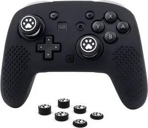 RALAN Controller Skin with 6 Thumb Grips for Switch 2 Pro Controller, Anti-Slip Silicone Controller Cover Protector Case RALAN Controller Skin with 6 Thumb Grips for Switch 2 Pro Controller, Anti-Slip Silicone Controller Cover Protector Case