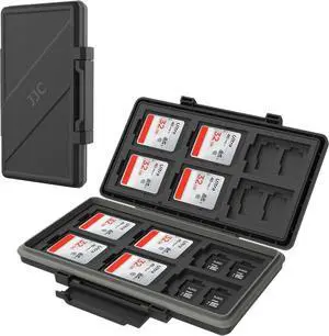 36 Slots Memory Card Case Holder Water-Resistant Keeper Wallet for 12 SD SDHC SDXC + 24 TF MSD MicroSD MicroSDHC MicroSDXC Memory Cards Storage Organizer 36 Slots Memory Card Case Holder Water-Resistant Keeper Wallet for 12 SD SDHC SDXC + 24 TF MSD MicroSD MicroSDHC MicroSDXC Memory Cards Storage Organizer