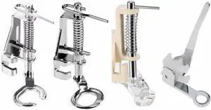 HONEYSEW 4PCS Large Metal Darning/Free Motion Presser Foot Set for Low Shank Singer, Brother, Janome, Juki, and More Sewing Machines - Include Close Toe, Open Toe, Quilting and Embroidery Foot HONEYSEW 4PCS Large Metal Darning/Free Motion Presser Foot Set for Low Shank Singer, Brother, Janome, Juki, and More Sewing Machines - Include Close Toe, Open Toe, Quilting and Embroidery Foot