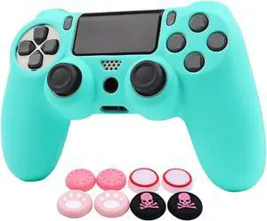 RALAN Pink Controller Skins Compatible with PlayStation 4 Controller, Silicone Controller Cover Skin Protector RALAN Pink Controller Skins Compatible with PlayStation 4 Controller, Silicone Controller Cover Skin Protector