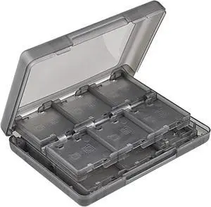 Black 26-in-1 Game Holder Case Fits up to 22 Games 2 SD Cards 2 Micro SD/TF Cards and 2 Stylus Pens for NEW 3DS / 3DS XL / 3DS LL Black 26-in-1 Game Holder Case Fits up to 22 Games 2 SD Cards 2 Micro SD/TF Cards and 2 Stylus Pens for NEW 3DS / 3DS XL / 3DS LL