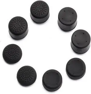 Ambertown Pack of 8 pcs Analog Controller Gamepad Raised Antislip Thumb Stick Grips Thumbsticks Joystick Cap Cover for PS5, PS4, PS3, Switch Pro, Xbox one, Xbox 360, Wii U, PS2 Controller (Black) Ambertown Pack of 8 pcs Analog Controller Gamepad Raised Antislip Thumb Stick Grips Thumbsticks Joystick Cap Cover for PS5, PS4, PS3, Switch Pro, Xbox one, Xbox 360, Wii U, PS2 Controller (Black)