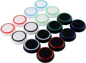 16 Pieces Silicone Noctilucent Thumb Grip Caps Controller Joystick Cap Covers for PS-Series, Xbox-Series Analog Stick Caps Replacement 16 Pieces Silicone Noctilucent Thumb Grip Caps Controller Joystick Cap Covers for PS-Series, Xbox-Series Analog Stick Caps Replacement