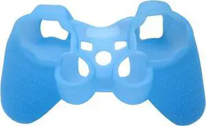 OSTENT Protective Silicone Gel Soft Skin Case Cover Pouch for Sony PlayStation PS2 PS3 Controller Color Blue OSTENT Protective Silicone Gel Soft Skin Case Cover Pouch for Sony PlayStation PS2 PS3 Controller Color Blue