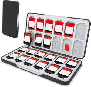 HEIYING Game Card Case Compatible with NINTENDO SWITCH 2 / Micro SD Cards | Portable Game Card Holder, Hard ABS Shell with Soft Silicone Lining, Dedicated Card Slots,Magnetic Closure for Easy Access HEIYING Game Card Case Compatible with NINTENDO SWITCH 2 / Micro SD Cards | Portable Game Card Holder, Hard ABS Shell with Soft Silicone Lining, Dedicated Card Slots,Magnetic Closure for Easy Access