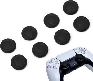 Replacement Thumb Grips Cap Compatible with PS5/PS4 Controller, Anti-Slip Anti-Scratch Joystick Caps (8 Pcs) Replacement Thumb Grips Cap Compatible with PS5/PS4 Controller, Anti-Slip Anti-Scratch Joystick Caps (8 Pcs)