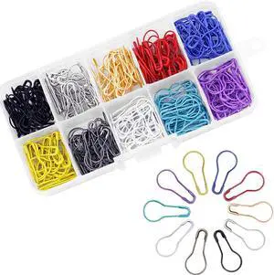 300 Pieces Safety Bulb Pins, Crochet Stitch Markers, Safety Metal Pins for Knitting Stitch Markers Sewing Making with Storage Box (10 Colors) 300 Pieces Safety Bulb Pins, Crochet Stitch Markers, Safety Metal Pins for Knitting Stitch Markers Sewing Making with Storage Box (10 Colors)