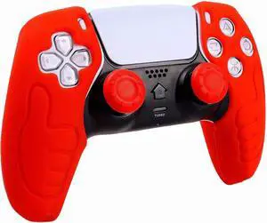 Silicone Skin for Ps5 Controller, 1pc Anti-Slip Shell Cover Case with 10 Joystick Grips for Playsation 5 Controller Wireless Gamepad(PS5 Controller #11) Silicone Skin for Ps5 Controller, 1pc Anti-Slip Shell Cover Case with 10 Joystick Grips for Playsation 5 Controller Wireless Gamepad(PS5 Controller #11)
