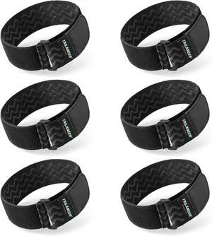 Trilancer Elastic Cinch Straps with Anti-Slip Strips, 14'' x 2'' (6 Pack) | Multipurpose Hook and Loop Bundling Straps for Hose, Cords, Bike, Luggage, Camping, Yoga Mats Trilancer Elastic Cinch Straps with Anti-Slip Strips, 14'' x 2'' (6 Pack) | Multipurpose Hook and Loop Bundling Straps for Hose, Cords, Bike, Luggage, Camping, Yoga Mats