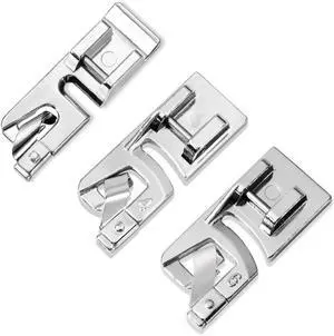 3 Pcs Hemming Foot Kit Rolled Hem Presser Foots for Sewing Machine | 3 mm, 4 mm, and 6 mm Rolled Hem Foots, Hemming Foot Suitable For Household Multi-Function Sewing Machine 3 Pcs Hemming Foot Kit Rolled Hem Presser Foots for Sewing Machine | 3 mm, 4 mm, and 6 mm Rolled Hem Foots, Hemming Foot Suitable For Household Multi-Function Sewing Machine