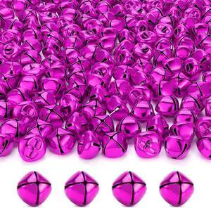 4/5 Inch Jingle Bells Small Bell Mini Bells, Tiny Crafts Bells, DIY for Christmas Home Making Ornaments Wreath Pet Decorations Bracelet Anklets Necklace Knitting Jewelry Making 60 Pcs (Rosered) 4/5 Inch Jingle Bells Small Bell Mini Bells, Tiny Crafts Bells, DIY for Christmas Home Making Ornaments Wreath Pet Decorations Bracelet Anklets Necklace Knitting Jewelry Making 60 Pcs (Rosered)