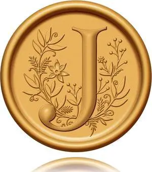 20 Pack Letter J Gold Initial Alphabet Self-Adhesive Wax Seal Stickers for Wedding Party Birthday Invitation Christmas Envelope Seals 20 Pack Letter J Gold Initial Alphabet Self-Adhesive Wax Seal Stickers for Wedding Party Birthday Invitation Christmas Envelope Seals