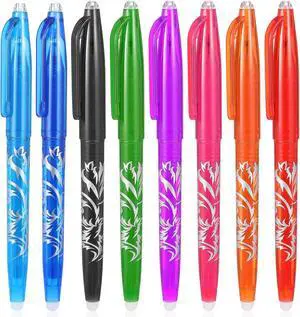 8pcs Heat Erasable Pens for Fabric, Fabric Marking Pens Fabrics Markers No Ghost Lines, Disappearing Ink for Precise Marking for Quilting Sewing Embroidery DIY Dressmaking Fabrics Tailors Chalk 8pcs Heat Erasable Pens for Fabric, Fabric Marking Pens Fabrics Markers No Ghost Lines, Disappearing Ink for Precise Marking for Quilting Sewing Embroidery DIY Dressmaking Fabrics Tailors Chalk