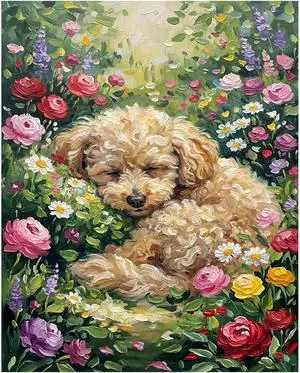 Dog Paint by Numbers Kit for Adults, Adult Paint by Number Kits 16x20 Inch | Paint by Numbers Kit for Adults, Acrylic Painting by Numbers, DIY Arts and Crafts for Gifts or Home Decor Dog Paint by Numbers Kit for Adults, Adult Paint by Number Kits 16x20 Inch | Paint by Numbers Kit for Adults, Acrylic Painting by Numbers, DIY Arts and Crafts for Gifts or Home Decor