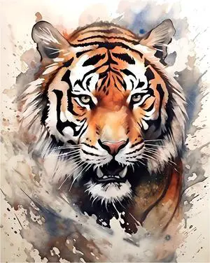 xcemhil Tiger Paint by Numbers Kit for Adults Beginner, Tiger Paint by Number for Adult, Acrylic Paint by Numbers Kits Suitable for Home Wall Art Decor Gifts 16x20 Inch xcemhil Tiger Paint by Numbers Kit for Adults Beginner, Tiger Paint by Number for Adult, Acrylic Paint by Numbers Kits Suitable for Home Wall Art Decor Gifts 16x20 Inch