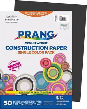 Prang Construction Paper, Stack, One Color, Standard Weight | Formerly SunWorks, P6303 Prang Construction Paper, Stack, One Color, Standard Weight | Formerly SunWorks, P6303