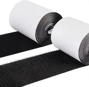 4in x 9ft Strong Sticky Hook and Loop Tape Black Heavy Duty Adhesive Strips | Black Nylon, Strong Self-Adhesive Backing, for Couch Cushions Rugs Carpets Fabric and DIY Projects, Home Office Workshop 4in x 9ft Strong Sticky Hook and Loop Tape Black Heavy Duty Adhesive Strips | Black Nylon, Strong Self-Adhesive Backing, for Couch Cushions Rugs Carpets Fabric and DIY Projects, Home Office Workshop