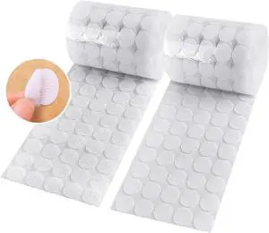 400pcs (200 Pair Sets) 15mm Diameter Sticky Back Hook, Self Adhesive Dots Loop Tapes for DIY Crafts Office Classroom (White) 400pcs (200 Pair Sets) 15mm Diameter Sticky Back Hook, Self Adhesive Dots Loop Tapes for DIY Crafts Office Classroom (White)