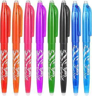 8pcs Heat Erasable Pens for Fabric, Fabric Marking Pens Fabrics Markers No Ghost Lines, Disappearing Ink for Precise Marking for Quilting Sewing Embroidery DIY Dressmaking Fabrics Tailors Chalk 8pcs Heat Erasable Pens for Fabric, Fabric Marking Pens Fabrics Markers No Ghost Lines, Disappearing Ink for Precise Marking for Quilting Sewing Embroidery DIY Dressmaking Fabrics Tailors Chalk