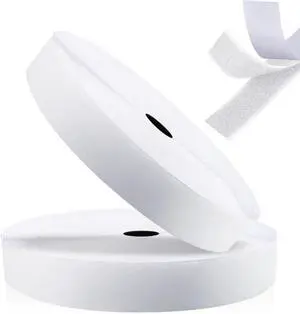 33 Ft Sew on Hook and Loop Tapes, 1 Inch Wide Interlocking Tape, Sew on Strips for Fabric Fastener Strips for Clothing Sewing Crafts DIY Projects, Non Adhesive Hook and Loop Strips, White 33 Ft Sew on Hook and Loop Tapes, 1 Inch Wide Interlocking Tape, Sew on Strips for Fabric Fastener Strips for Clothing Sewing Crafts DIY Projects, Non Adhesive Hook and Loop Strips, White