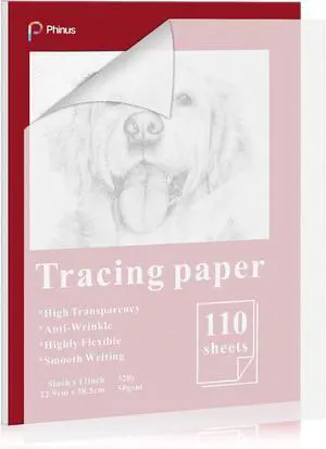 110 Sheets Tracing Paper for Drawing, 9x12 Trace Paper, Translucent Vellum Paper Tracing Paper Pad, Tracing Pad for Sketching, Preliminary Drawing, Overlaying Images Tracing 110 Sheets Tracing Paper for Drawing, 9x12 Trace Paper, Translucent Vellum Paper Tracing Paper Pad, Tracing Pad for Sketching, Preliminary Drawing, Overlaying Images Tracing