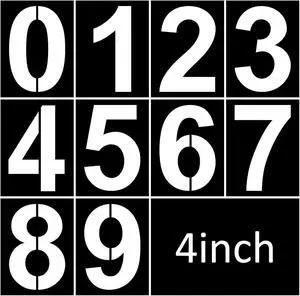 4 Inch Number Stencils Plastic Number Stencils Reusable Digital Painting Templates for Cake Stencil Address Templates 4 Inch Number Stencils Plastic Number Stencils Reusable Digital Painting Templates for Cake Stencil Address Templates