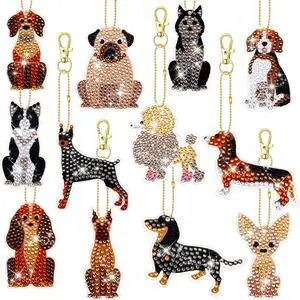 Junkin 12 Pcs Cross Diamond Painting Keychains 5d Double-Sided Painting Keychains Christmas Religious Thanksgiving Diamond Kits DIY Key Ring Pendant for Beginners Adults Crafts Ornament Junkin 12 Pcs Cross Diamond Painting Keychains 5d Double-Sided Painting Keychains Christmas Religious Thanksgiving Diamond Kits DIY Key Ring Pendant for Beginners Adults Crafts Ornament