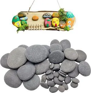 50PCS Painting Rocks, Medium Small & Tiny River Rocks for Painting DIY Rocks Flat & Smooth Kindness Rocks for Arts, Crafts, Decoration 50PCS Painting Rocks, Medium Small & Tiny River Rocks for Painting DIY Rocks Flat & Smooth Kindness Rocks for Arts, Crafts, Decoration