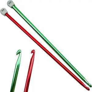 Hobekoee 2Pcs Tunisian Crochet Hook 9mm 10mm,Extra Long Crochet Hook 13.8in Afghan Crochet Needles Aluminum Large Tunisian Crochet for Beginner,CrochetingKnitting Lovers Hobekoee 2Pcs Tunisian Crochet Hook 9mm 10mm,Extra Long Crochet Hook 13.8in Afghan Crochet Needles Aluminum Large Tunisian Crochet for Beginner,CrochetingKnitting Lovers