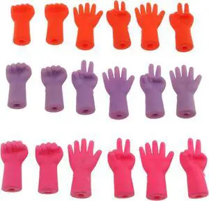 E-outstanding Needle Tip Stopper 18PCS Multi-Colored Crochet Needles Point Protectors for Knitting Craft Knit Needle Tip Cover Caps E-outstanding Needle Tip Stopper 18PCS Multi-Colored Crochet Needles Point Protectors for Knitting Craft Knit Needle Tip Cover Caps